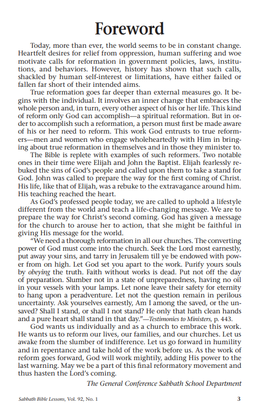 True Reformation—Then and Now