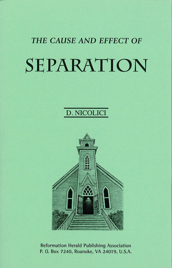 Cause and Effect of Separation, by D. Nicolici