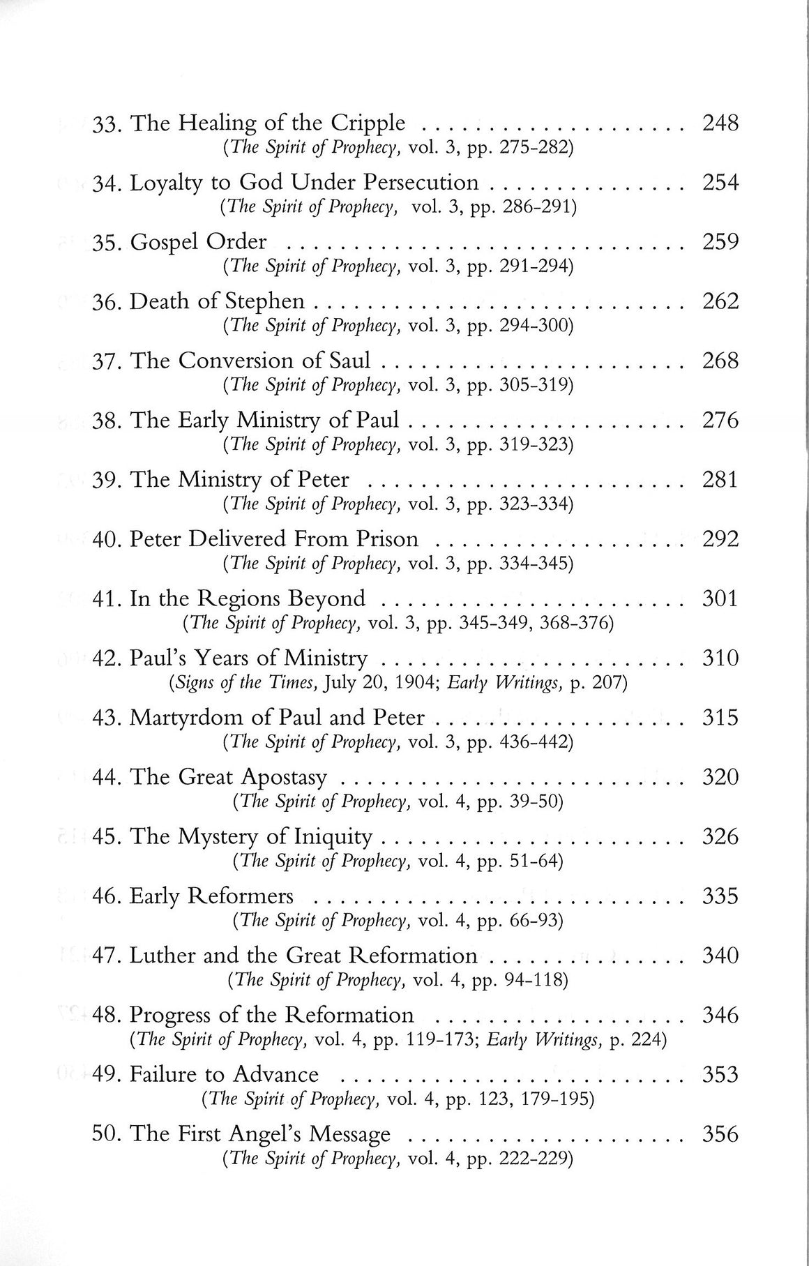 The Story of Redemption, CHL