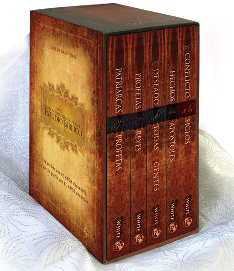 El Set de Estudios Biblicos/Conflicto de los Siglos 5 book set (Bible Study Companion Set - Spanish)